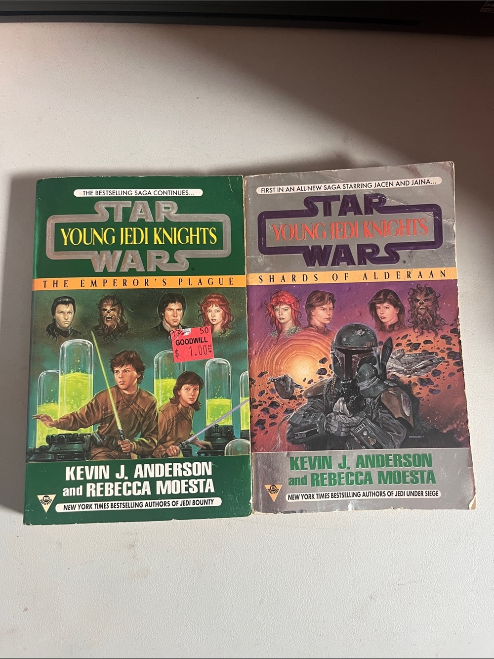 Star Wars Young Jedi Knights Emperor’s Plague Shards of Alderaan Books Sci Fi